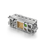 兼容HARTING 重载接插件 矩形连接器 4-48芯 IP65 现货